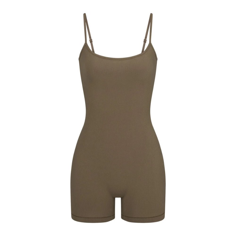 NWOT Skims Soft Lounge Scoop Onesie - Army